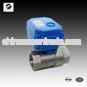 NPT thread electric control ball valve for water control