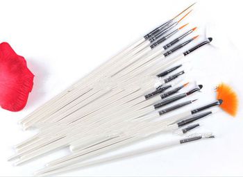 Nail art striper brush with 15piece
