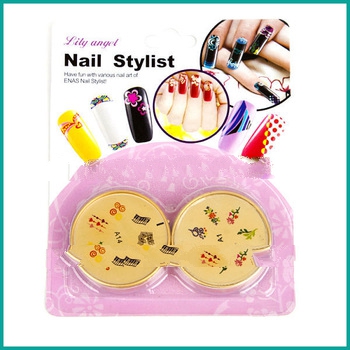 Nail printing plate for printing nail art