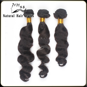 Natural Hair Products 2013 New Arrival Unprocessed 5A 10-34inch Loose Wave Indian Virgin Hair