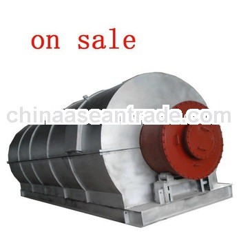 Natural cooling pyrolysis waste tyre to furnace oil recycling plant