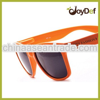 Neon Orange Customized Wayfarer PC Sunglasses for Promotion