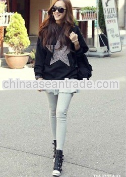 New Arrival Korea Joker Bottoming Skirt Pants Light Grey WH12090503-2