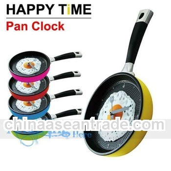 New Fashion Creative Fried Eggs Pan Pot Style Wall Clock