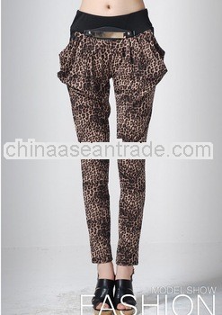 New Fashion Women's Stretch Leopard Harem Pants PT-S13111109