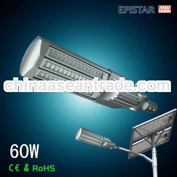 New Model Solar LED Street Light 60W -EPISTAR chips - Beam angle adjustable