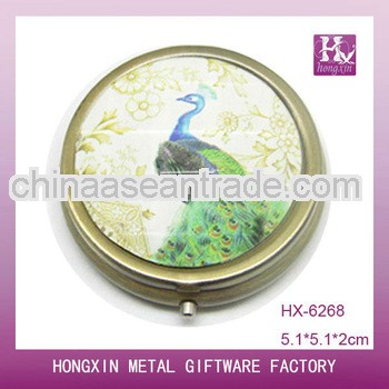 New Product for 2013 HX-6268 Round Fancy Pill Boxes