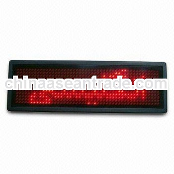 New Scrolling message digital waiters usb programmable flashing christmas badges