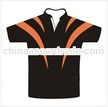 New Style 100% ployester Transfer Printing hight quality hot selling rugby shirt
