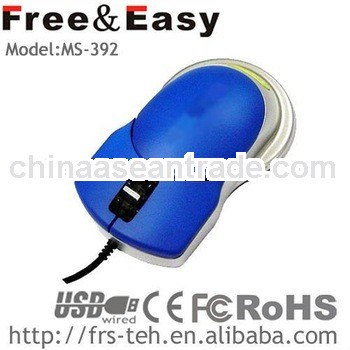 New Wired Optical Mouse blue gift mouse