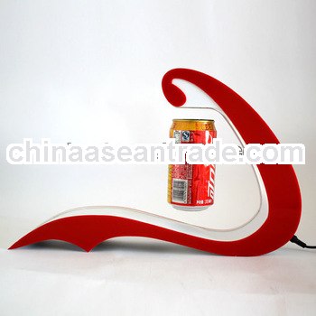 New advertising! Acrylic levitation display stand with beautiful shape W-7015