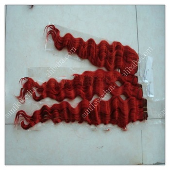 New arriving filipino red human hair weaving