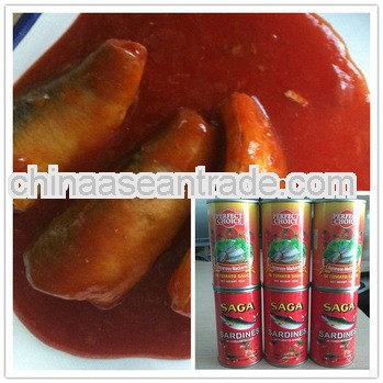 New canning ingredient canned fish in sauce