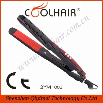 New ceramic hair straightener wide plate,hair straightener ceramic brand,digital hair straightener