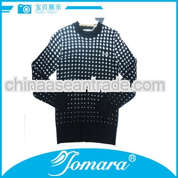 New design arrival long sleeve child cotton sweater for boys