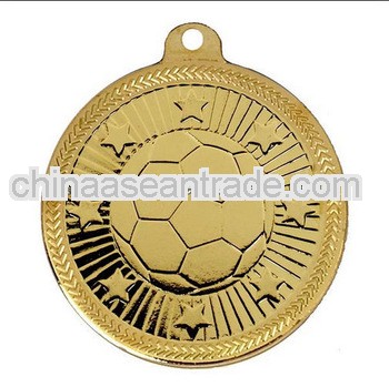New products souvenir gold football medal for cheap