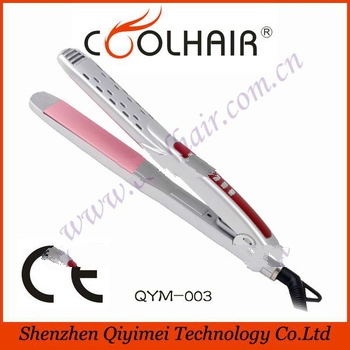 New professional flat iron hair straightener,hair straightener manufacturers,2 in 1 hair straightene