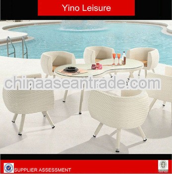 New special beautiful design outdoor furniture dining table and chair RL0084