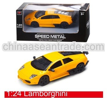 Newest! 1:24 Pull Back diecast models car.