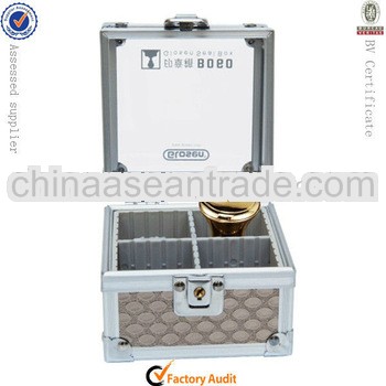 Newest Leather and Acrylic Aluminum Tool Case For Seals Storage