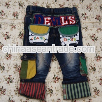 Newest Spring Denim Jeans chains for boys jeans
