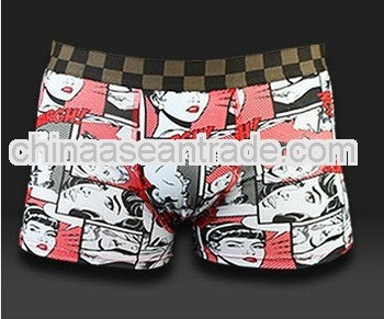 Newest sexy cotton men's underwear boxer briefs shorts