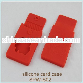 Newly silicone product business card holder for women