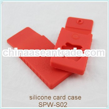Newly silicone product portable business card holder