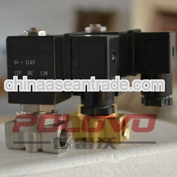 Normally closed brass 1/4'' high pressure solenoid valve