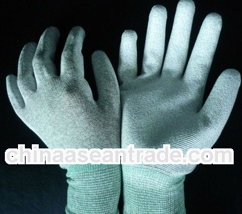 Nylon materials,Conductive function,Copper fiber palm coated gloves