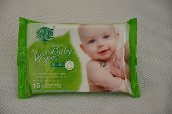 OEM15pcs baby wet tissue