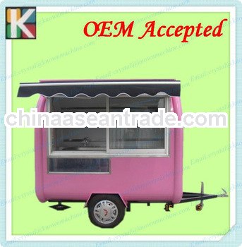 OEM big windows electric fast mobile food catering cart