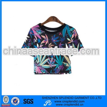 OEM fashion newest cotton crop top