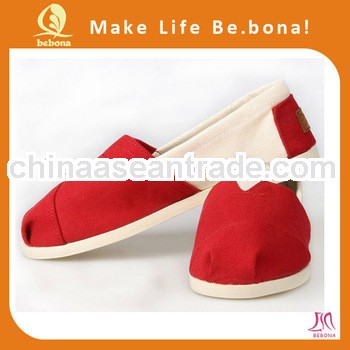 OEM ladies' Canvas Casual Fashion comfortable shoes