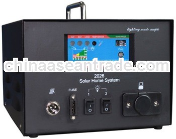 Off grid home solar power box 20W with DC radio