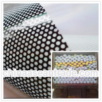 One way vision/ paper use for outdoor advertisement material