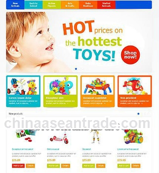 Online design web, brand official site development