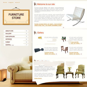 Online furniture stores, customized website design service