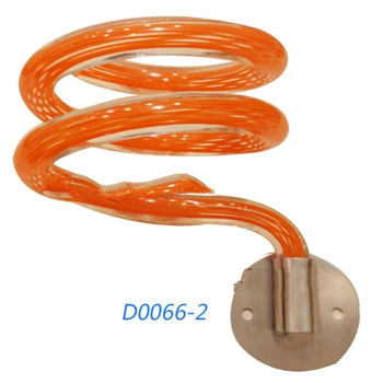 Orange Spiral Wall Mounted Drier Holder For Bedroom