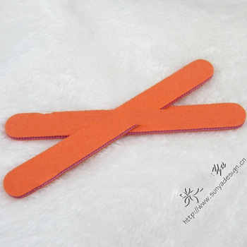 Orange nail file