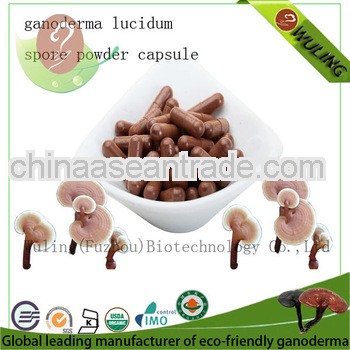 Organic ganoderma spore powder capsule
