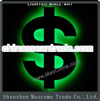 Out Advertising Backlit Metal Letter Signs