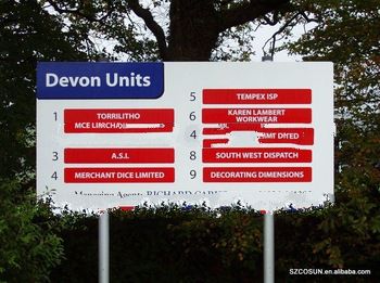 Outdoor Directory Signage Board