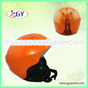 Outdoor Sports In-Mold Skiing Helmet with ABS shell and black EPS