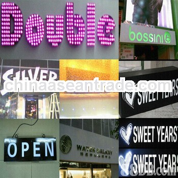 Outdoor advertising led sign, acrylic lettler sign