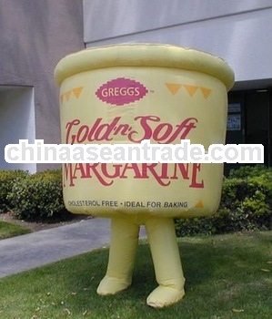 Outdoor advertising moving cartoon