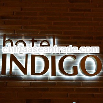 Outdoor backlit sign board