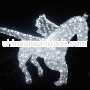 Outdoor fly horse lighting for christmas