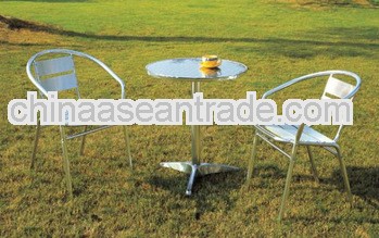 Outdoor or garden or coffee shop luminum frame furniture set (DW-A10+DW-012)