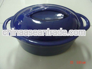 Oval Cast Iron Casserole Dish
